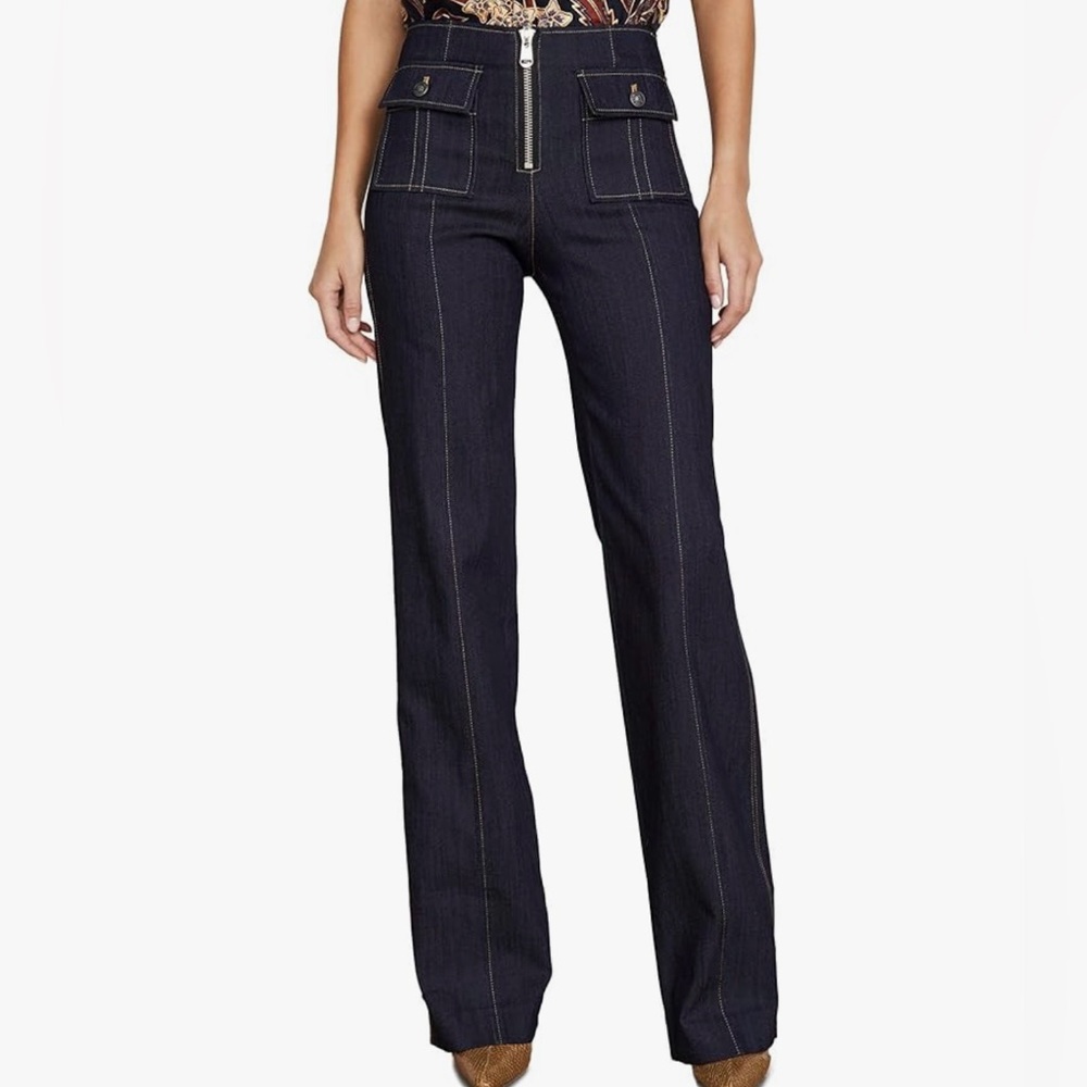 Cinq a Sep french brand LONG AZURE PANT brand new in size 25